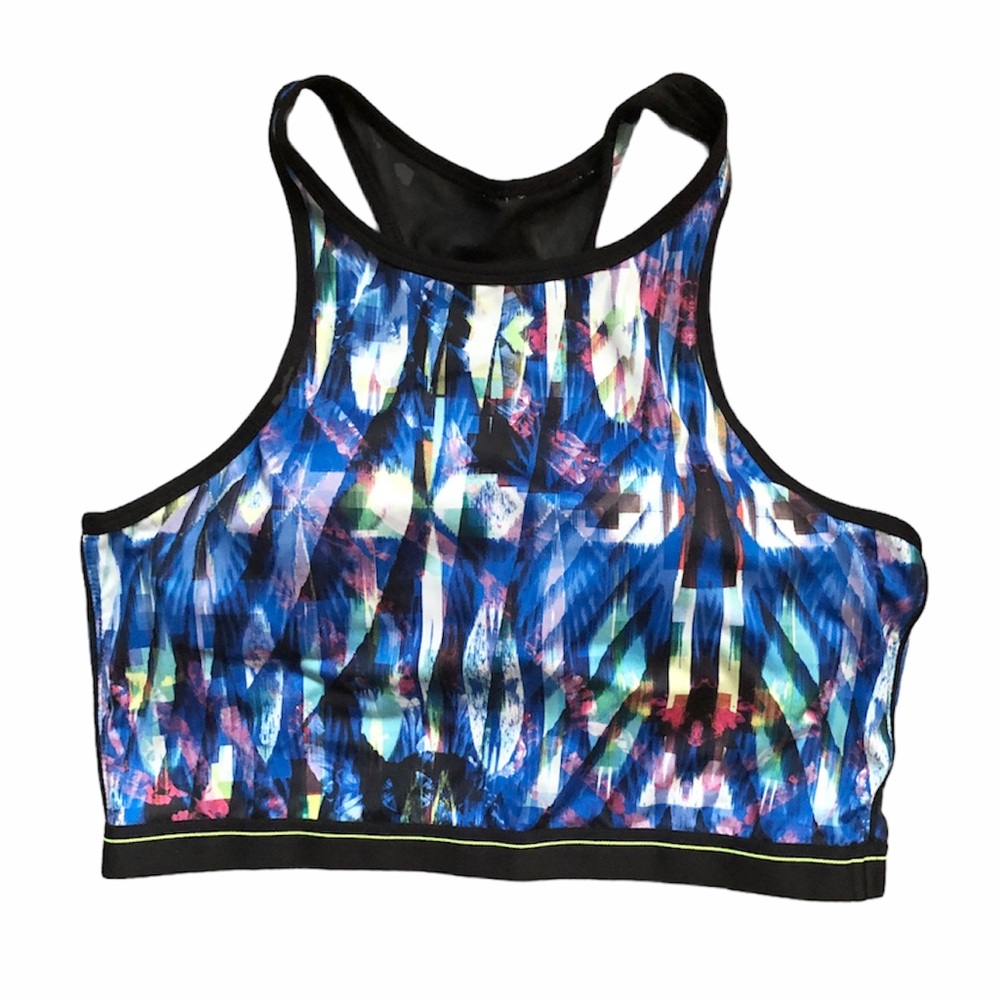 Fabletics Sorts Bra Bright Multicolored Print